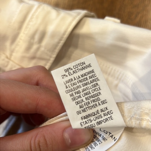 Nili Lotan Women’s White Skinny Jeans Size 4 - Picture 4 of 5